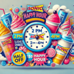 Sonic Happy Hour : Half-Price Slushes & Full Menu Guide 2pm -4pm