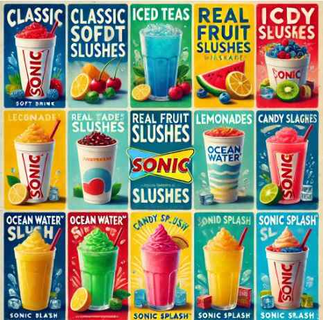 Sonic Drinks Menu