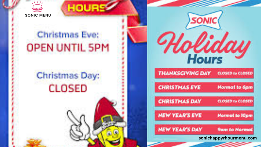 sonic christmas hours